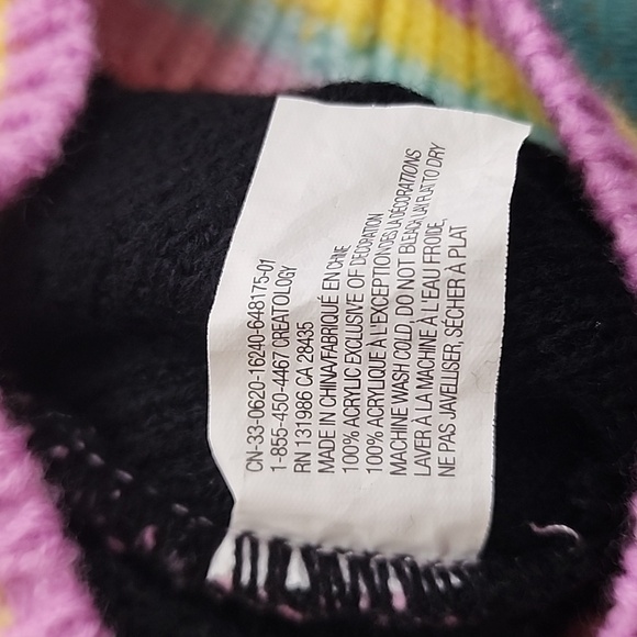 Squishmallow FIFI Girls Pink Knit Hat - Picture 3 of 5